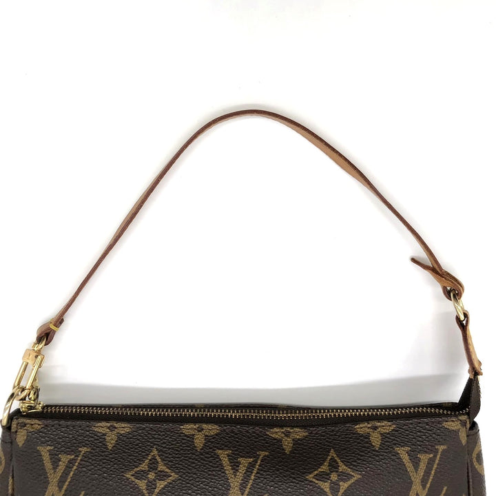 LOUIS VUITTON ルイ・ヴィトン M51980 ポシェット・アクセソワール ハンドバッグ ブラウン モノグラムキャンバス/レザー