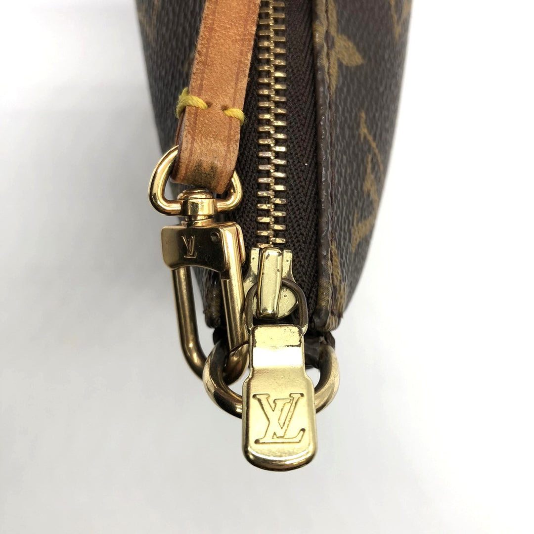 LOUIS VUITTON ルイ・ヴィトン M51980 ポシェット・アクセソワール ハンドバッグ ブラウン モノグラムキャンバス/レザー