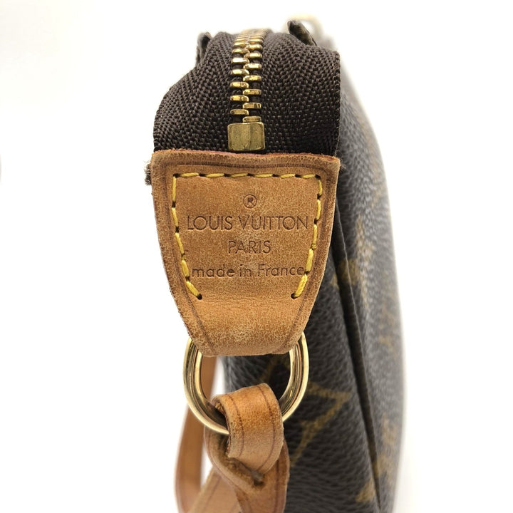 LOUIS VUITTON ルイ・ヴィトン M51980 ポシェット・アクセソワール ハンドバッグ ブラウン モノグラムキャンバス/レザー