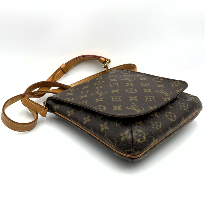 LOUIS VUITTON ルイ・ヴィトン M51387 ミュゼット・サルサ・ロング 斜め掛け ショルダーバッグ ブラウン モノグラムキャンバス