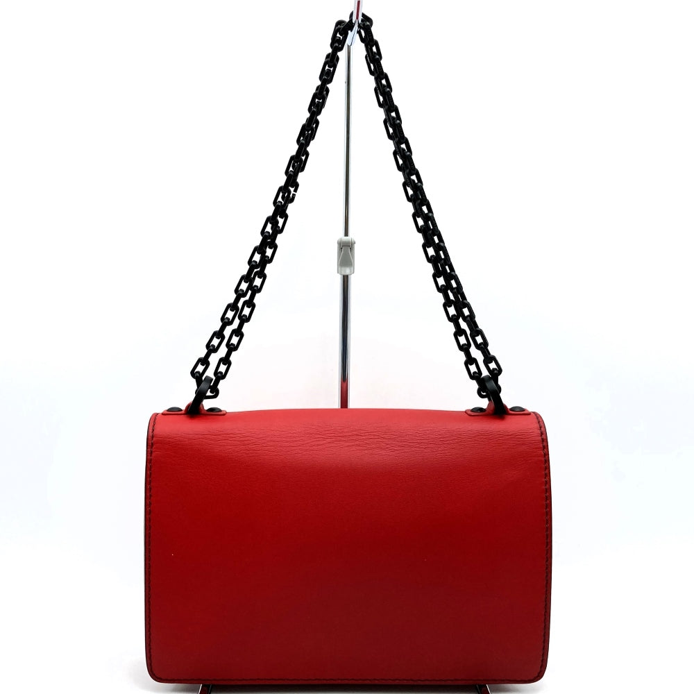 Dior ディオール JADIORジャドール チェーンショルダーバッグ レザー レッド/ブラック 赤黒 マリア・グラツィア・キウリ