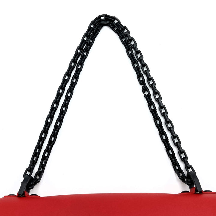 Dior ディオール JADIORジャドール チェーンショルダーバッグ レザー レッド/ブラック 赤黒 マリア・グラツィア・キウリ