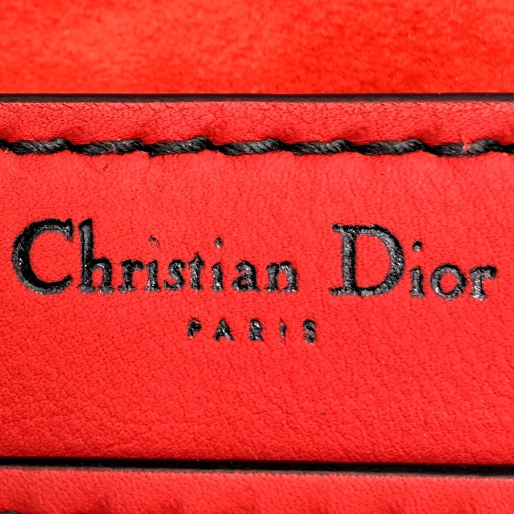 Dior ディオール JADIORジャドール チェーンショルダーバッグ レザー レッド/ブラック 赤黒 マリア・グラツィア・キウリ