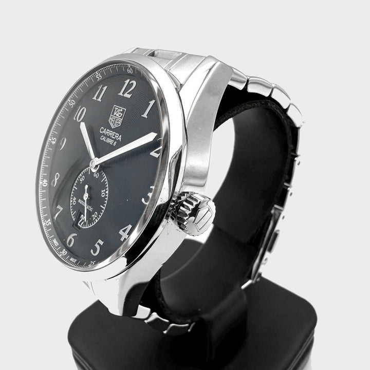 TAG HEUER タグホイヤー WAS2110.BA0732 カレラ ヘリテージ キャリバー6 腕時計 自動巻 ブラック 腕時計