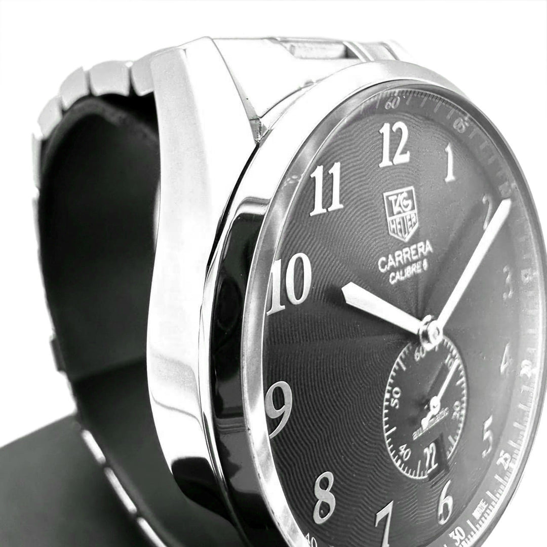 TAG HEUER タグホイヤー WAS2110.BA0732 カレラ ヘリテージ キャリバー6 腕時計 自動巻 ブラック 腕時計