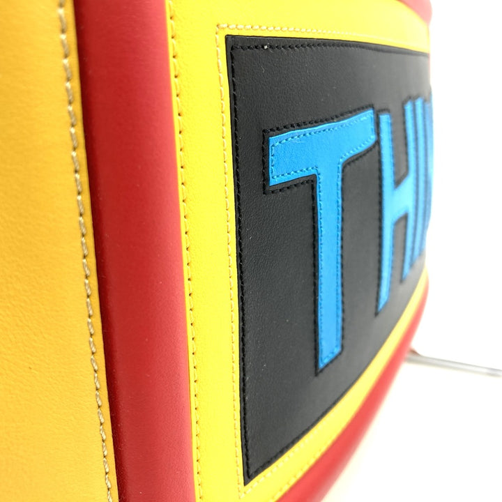 FENDI フェンディ 7NO078 クラッチバッグ THINK イエロー