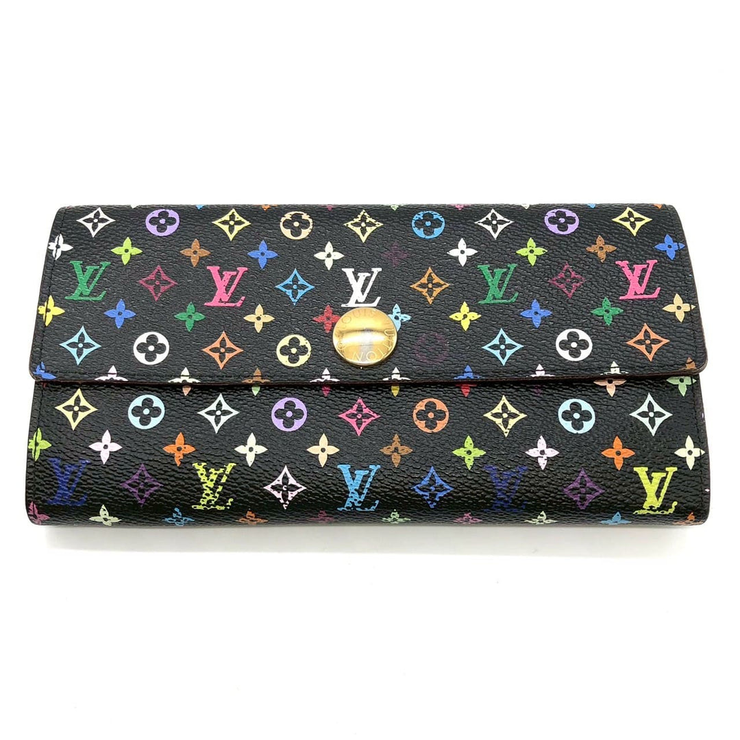 LOUIS VUITTON ルイ・ヴィトン M93747 ポルトフォイユ サラ 長財布 モノグラム マルチカラー