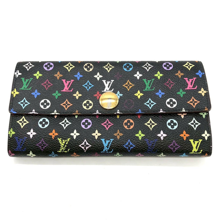 LOUIS VUITTON ルイ・ヴィトン M93747 ポルトフォイユ サラ 長財布 モノグラム マルチカラー