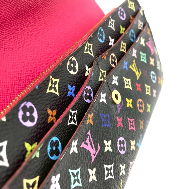 LOUIS VUITTON ルイ・ヴィトン M93747 ポルトフォイユ サラ 長財布 モノグラム マルチカラー
