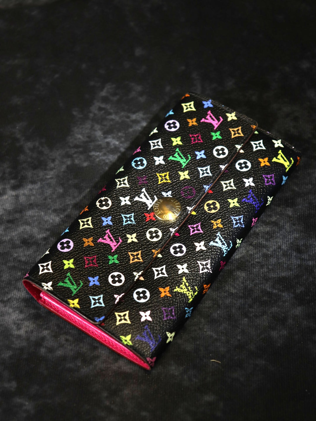 LOUIS VUITTON ルイ・ヴィトン M93747 ポルトフォイユ サラ 長財布 モノグラム マルチカラー