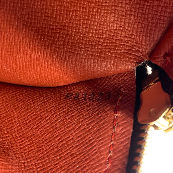 LOUIS VUITTON ルイ・ヴィトン パピヨン30 ポーチ付き MB1023 ハンドバッグ ダミエキャンバス ブラウン