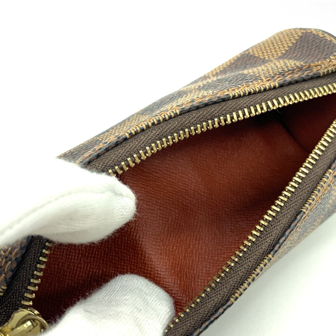 LOUIS VUITTON ルイ・ヴィトン パピヨン30 ポーチ付き MB1023 ハンドバッグ ダミエキャンバス ブラウン