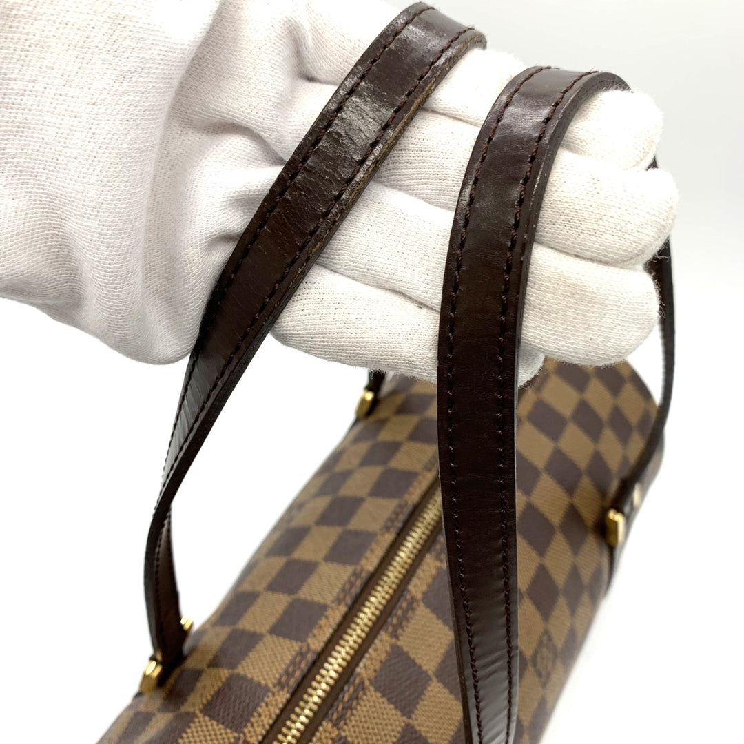 LOUIS VUITTON ルイ・ヴィトン パピヨン30 ポーチ付き MB1023 ハンドバッグ ダミエキャンバス ブラウン