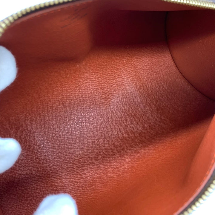 LOUIS VUITTON ルイ・ヴィトン パピヨン30 ポーチ付き MB1023 ハンドバッグ ダミエキャンバス ブラウン