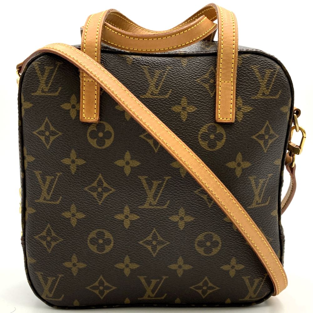 LOUIS VUITTON ルイ・ヴィトン M47500 スポンティーニ 2WAY ショルダーバッグ ハンドバッグ ブラウン モノグラムキャンバス