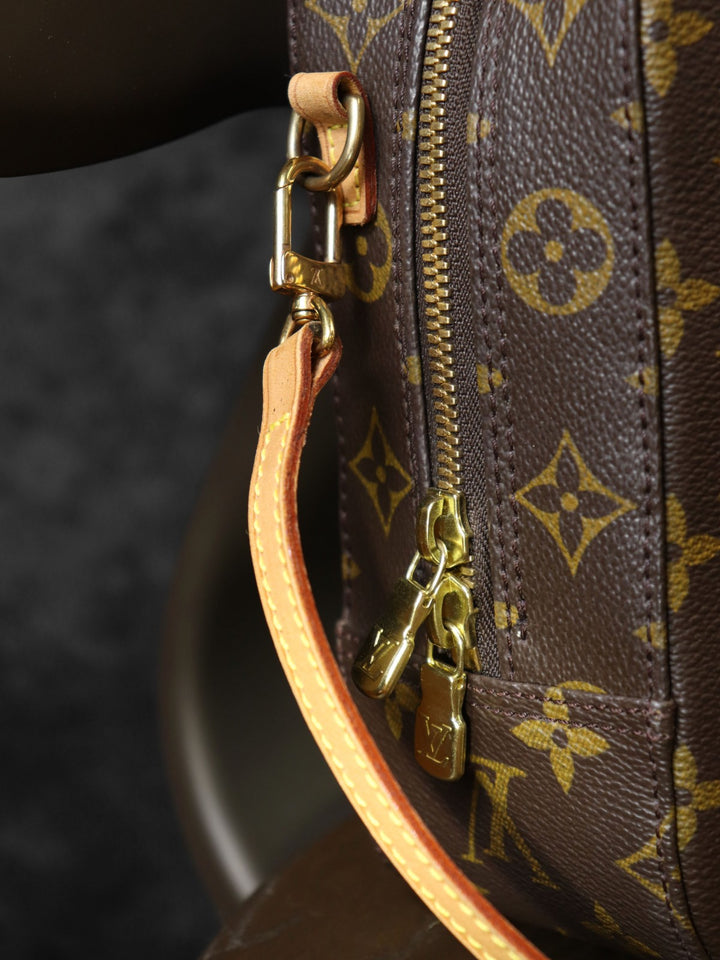LOUIS VUITTON ルイ・ヴィトン M47500 スポンティーニ 2WAY ショルダーバッグ ハンドバッグ ブラウン モノグラムキャンバス