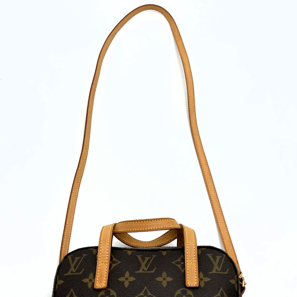 LOUIS VUITTON ルイ・ヴィトン M47500 スポンティーニ 2WAY ショルダーバッグ ハンドバッグ ブラウン モノグラムキャンバス