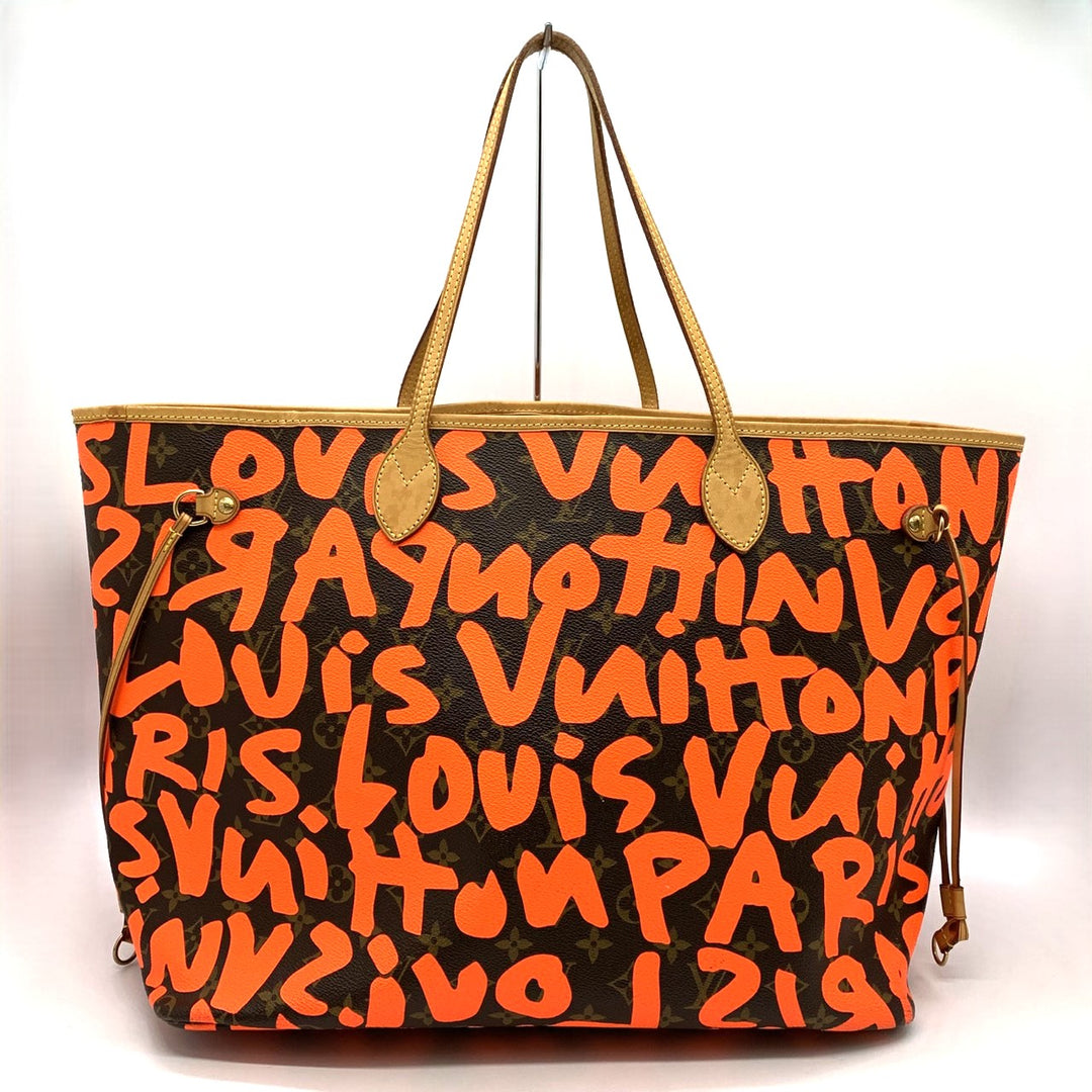 LOUIS VUITTON ルイ・ヴィトン ネヴァーフルGM M93702 トートバッグ ショルダーバッグ モノグラムグラフィティ オレンジ