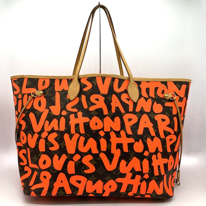LOUIS VUITTON ルイ・ヴィトン ネヴァーフルGM M93702 トートバッグ ショルダーバッグ モノグラムグラフィティ オレンジ