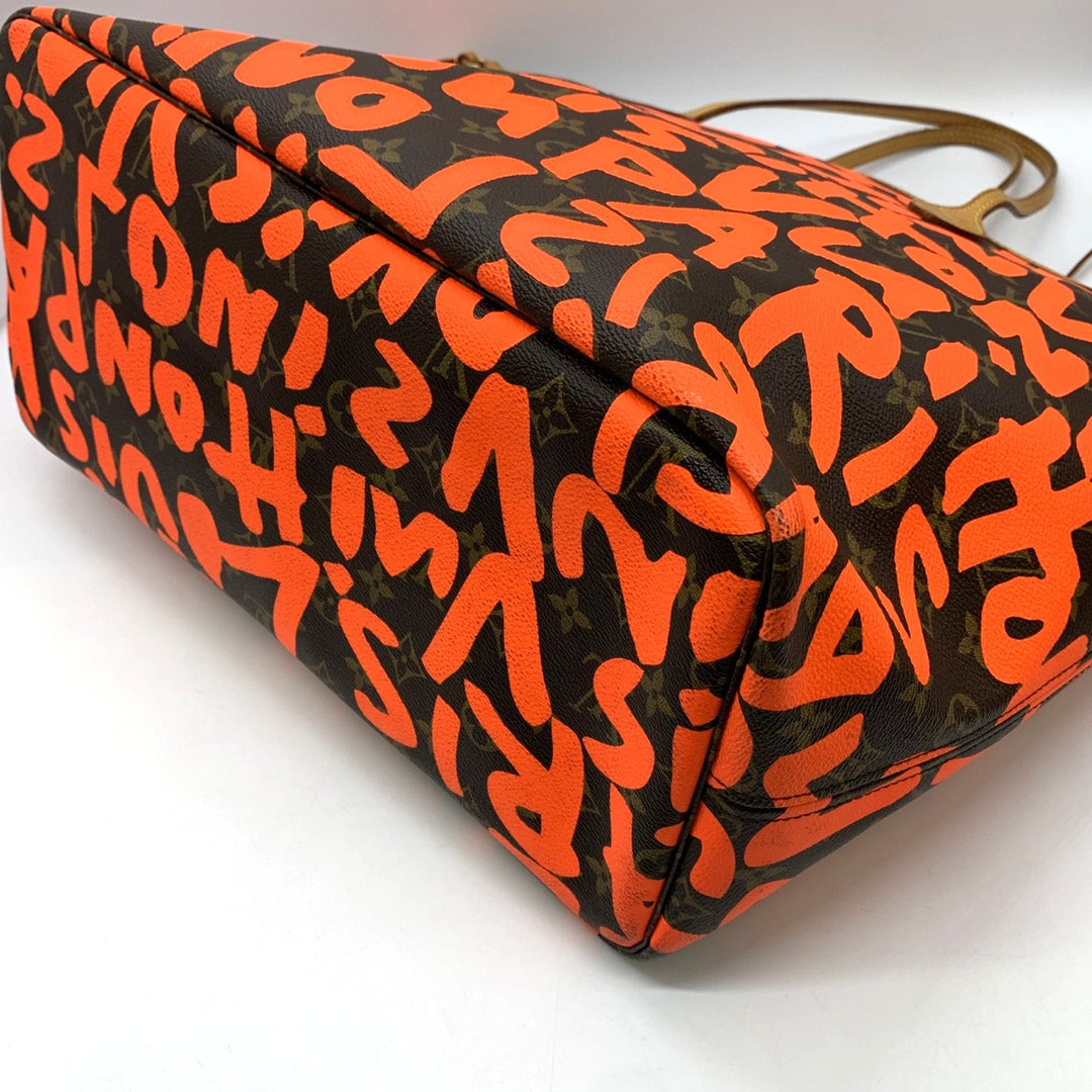 LOUIS VUITTON ルイ・ヴィトン ネヴァーフルGM M93702 トートバッグ ショルダーバッグ モノグラムグラフィティ オレンジ
