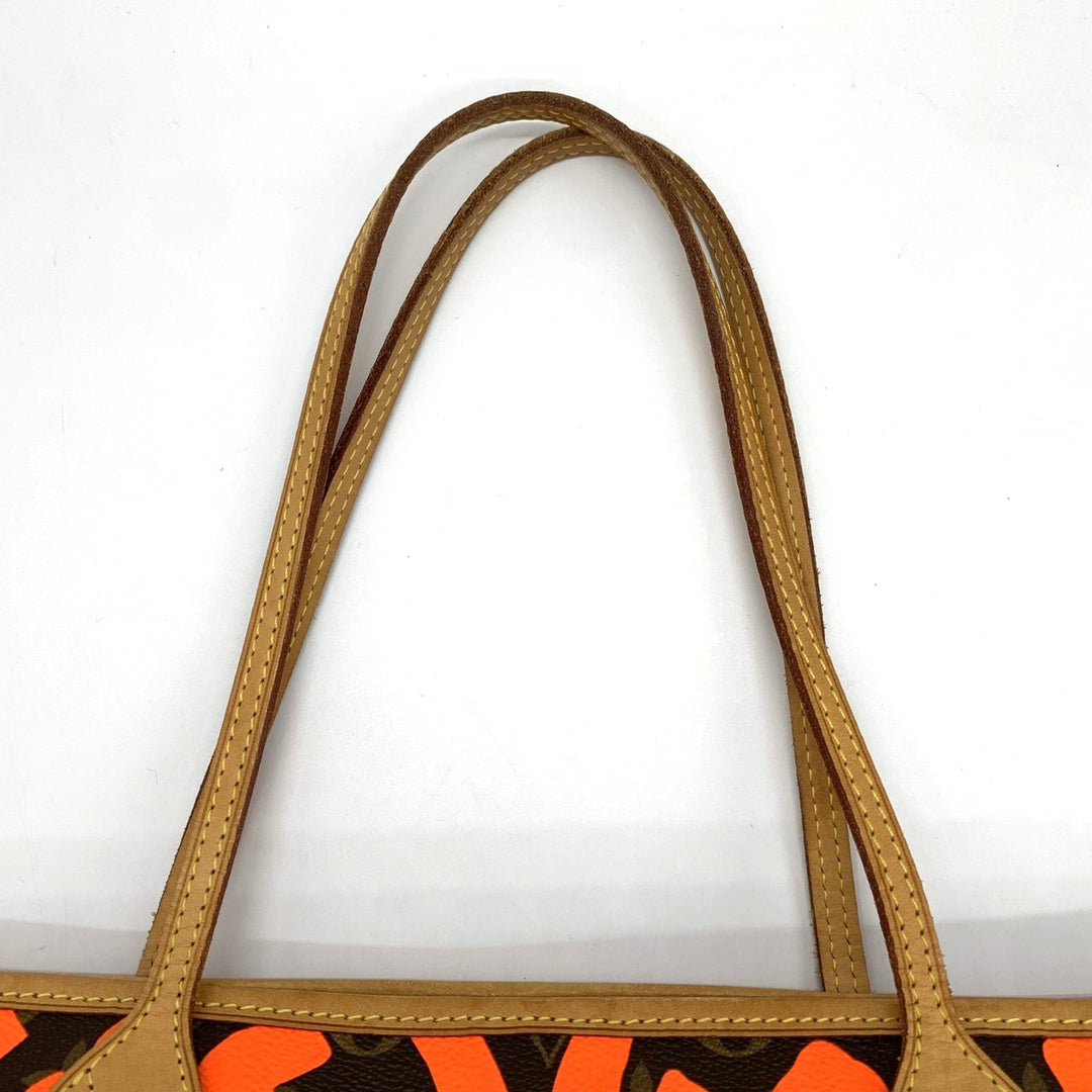 LOUIS VUITTON ルイ・ヴィトン ネヴァーフルGM M93702 トートバッグ ショルダーバッグ モノグラムグラフィティ オレンジ