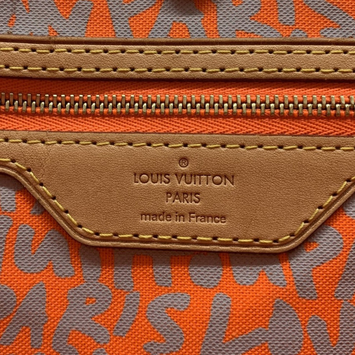 LOUIS VUITTON ルイ・ヴィトン ネヴァーフルGM M93702 トートバッグ ショルダーバッグ モノグラムグラフィティ オレンジ
