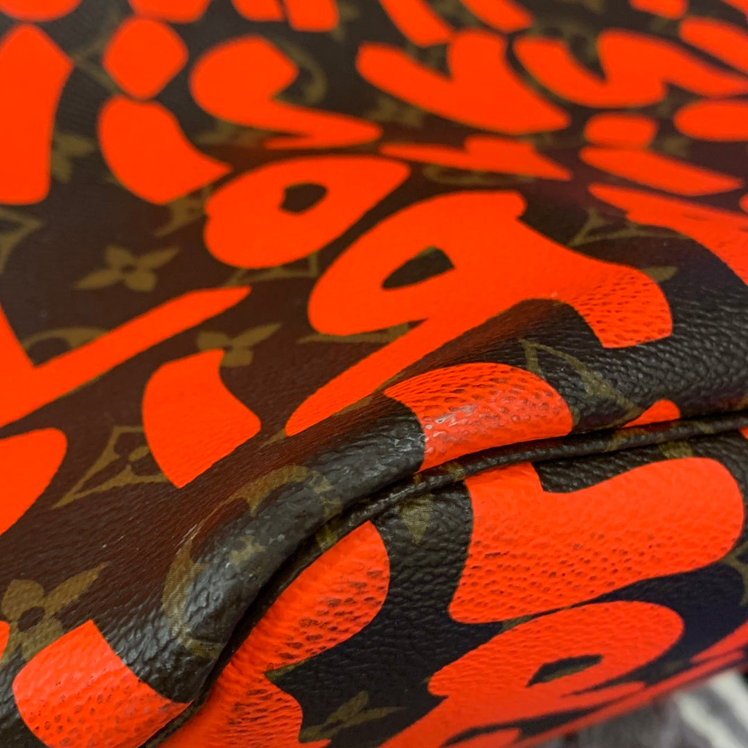 LOUIS VUITTON ルイ・ヴィトン ネヴァーフルGM M93702 トートバッグ ショルダーバッグ モノグラムグラフィティ オレンジ