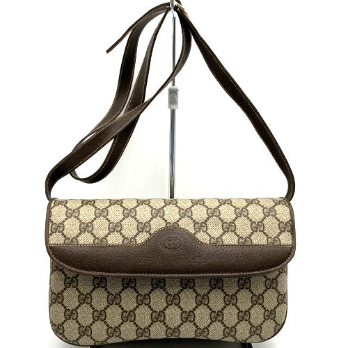 GUCCI オールドグッチ 004 106 0024 ショルダーバッグ GGスプリームキャンバス ブラウン