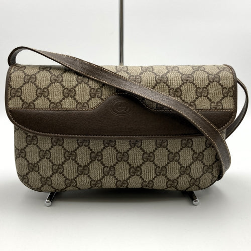 GUCCI オールドグッチ 004 106 0024 ショルダーバッグ GGスプリームキャンバス ブラウン
