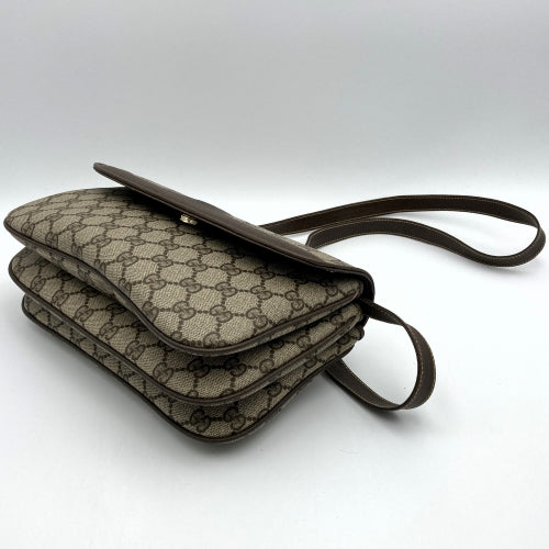GUCCI オールドグッチ 004 106 0024 ショルダーバッグ GGスプリームキャンバス ブラウン