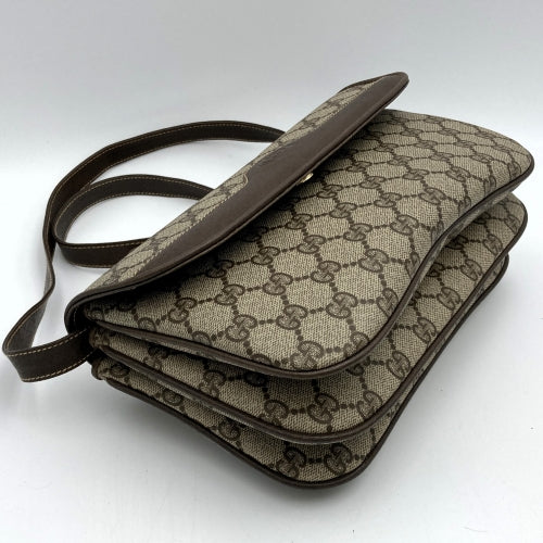 GUCCI オールドグッチ 004 106 0024 ショルダーバッグ GGスプリームキャンバス ブラウン