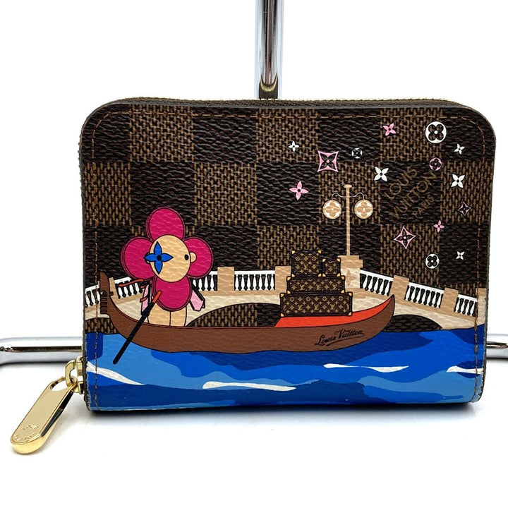 LOUIS VUITTON ルイ・ヴィトン N60258 ジッピー コインパース ヴィヴィエンヌ ダミエ エベヌ