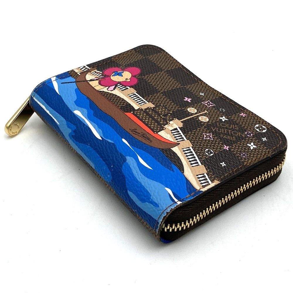 LOUIS VUITTON ルイ・ヴィトン N60258 ジッピー コインパース ヴィヴィエンヌ ダミエ エベヌ