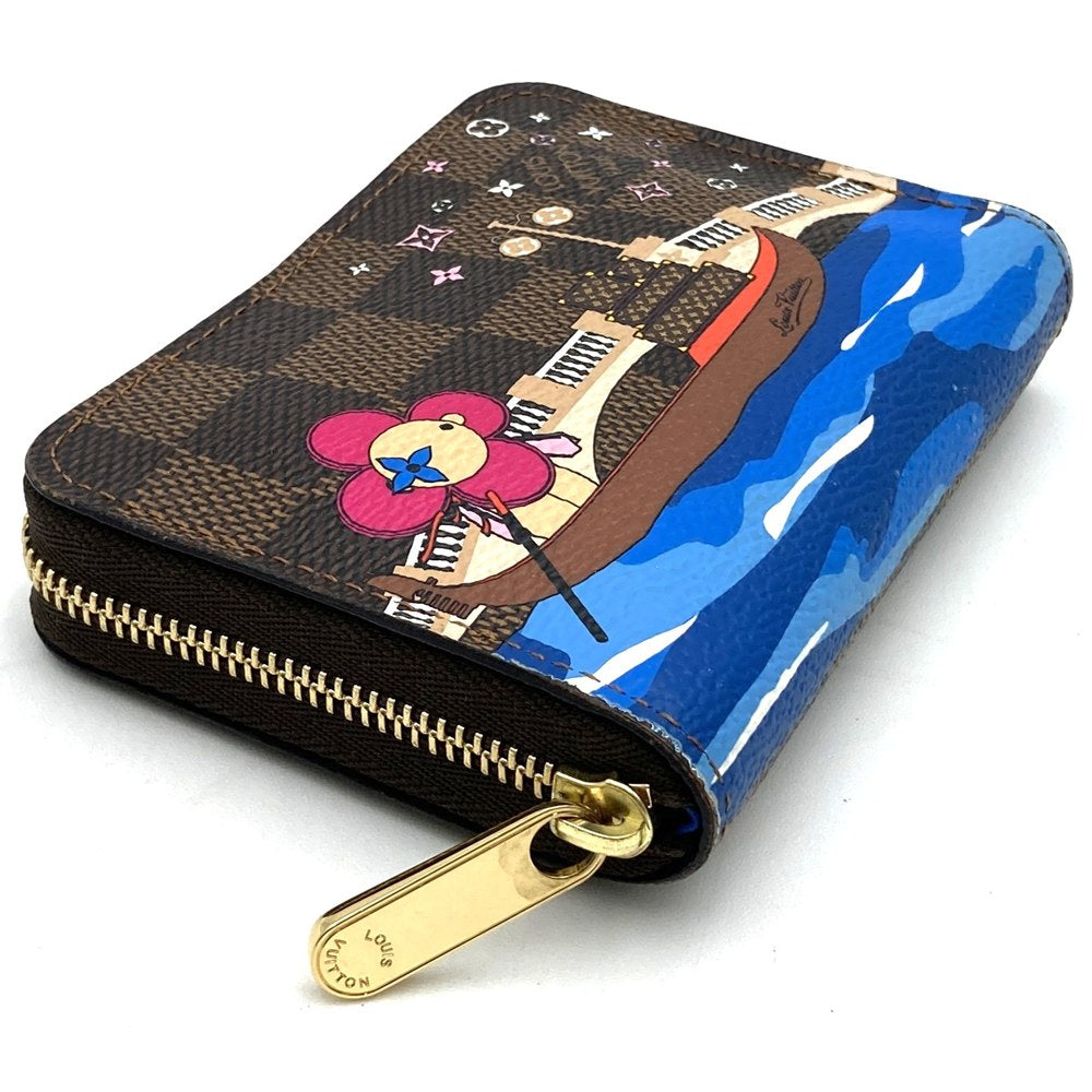 LOUIS VUITTON ルイ・ヴィトン N60258 ジッピー コインパース ヴィヴィエンヌ ダミエ エベヌ