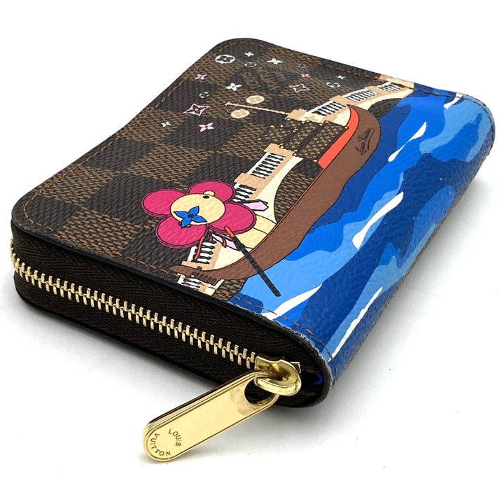 LOUIS VUITTON ルイ・ヴィトン N60258 ジッピー コインパース ヴィヴィエンヌ ダミエ エベヌ
