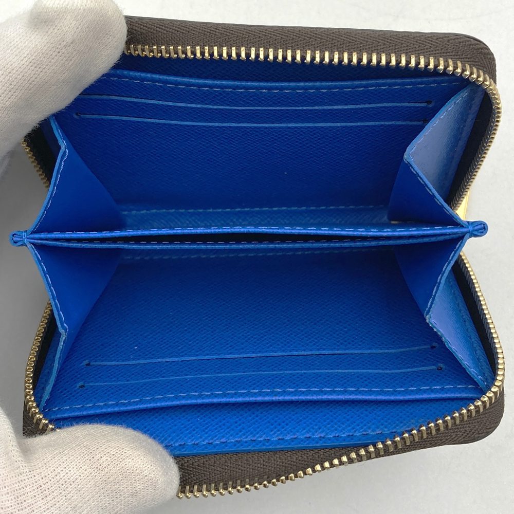 LOUIS VUITTON ルイ・ヴィトン N60258 ジッピー コインパース ヴィヴィエンヌ ダミエ エベヌ