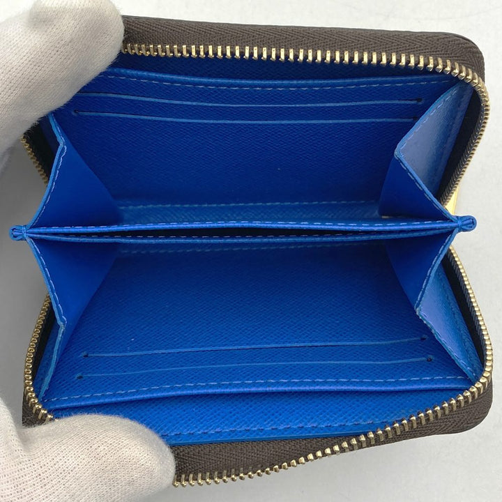 LOUIS VUITTON ルイ・ヴィトン N60258 ジッピー コインパース ヴィヴィエンヌ ダミエ エベヌ