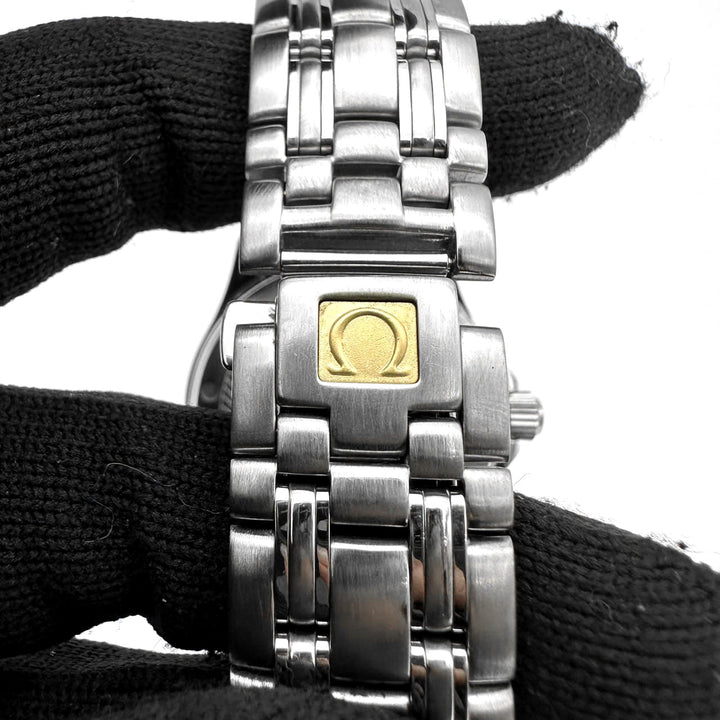 OMEGA オメガ 2506.80 シーマスター120 ジャックマイヨール デイト 腕時計 自動巻き ブルー