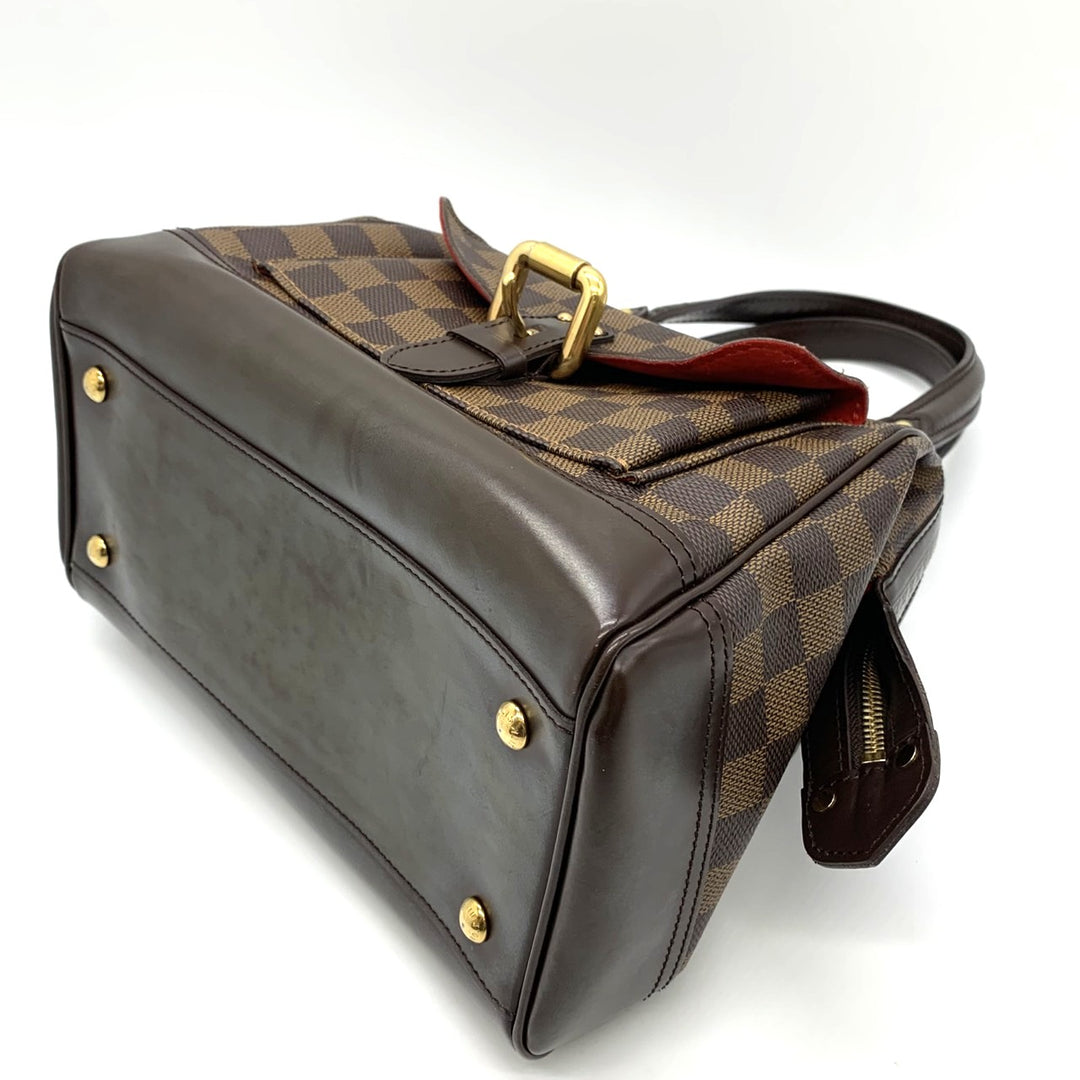 LOUIS VUITTON ルイ・ヴィトン ナイツブリッジ N51201 ハンドバッグ ダミエアズールキャンバス ブラウン