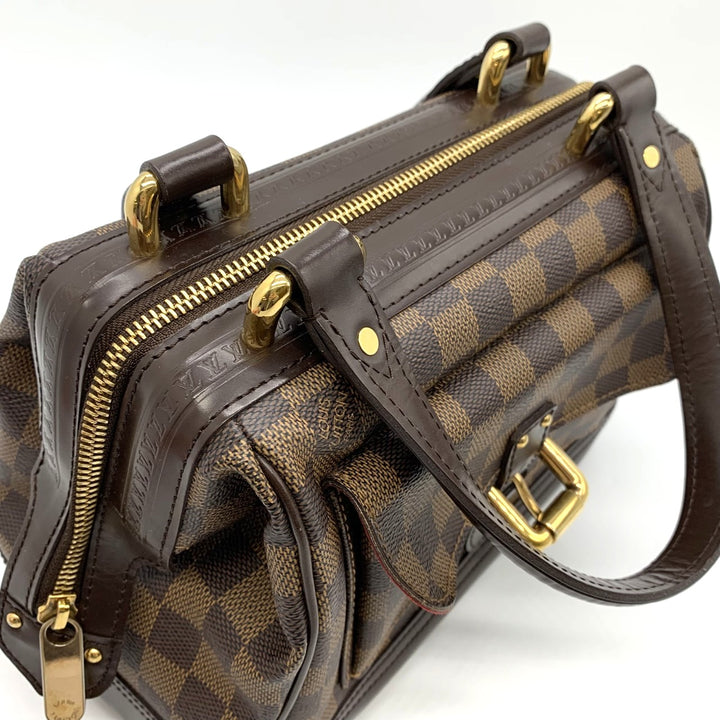 LOUIS VUITTON ルイ・ヴィトン ナイツブリッジ N51201 ハンドバッグ ダミエアズールキャンバス ブラウン
