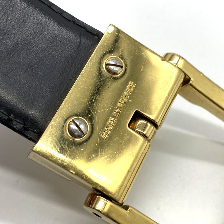 LOUIS VUITTON ルイ ヴィトン M6832 サンチュール エピレザー ブラック ゴールド