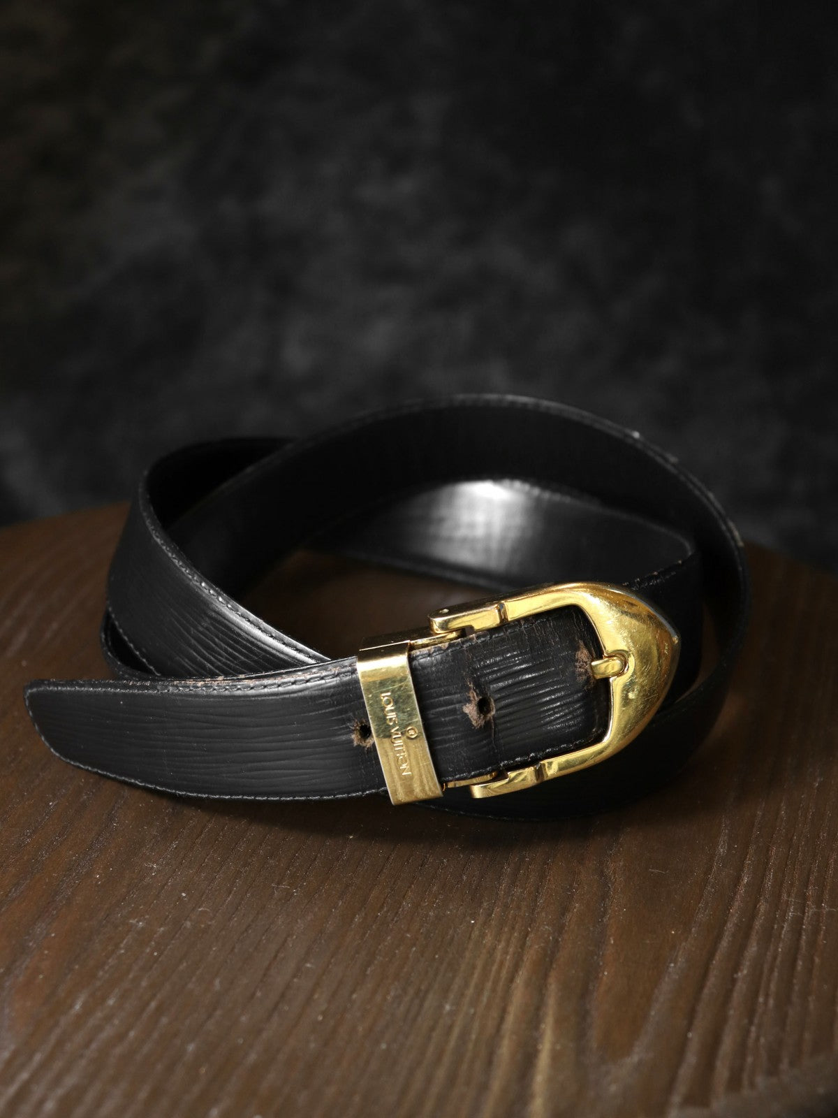 LOUIS VUITTON ルイ ヴィトン M6832 サンチュール エピレザー ブラック