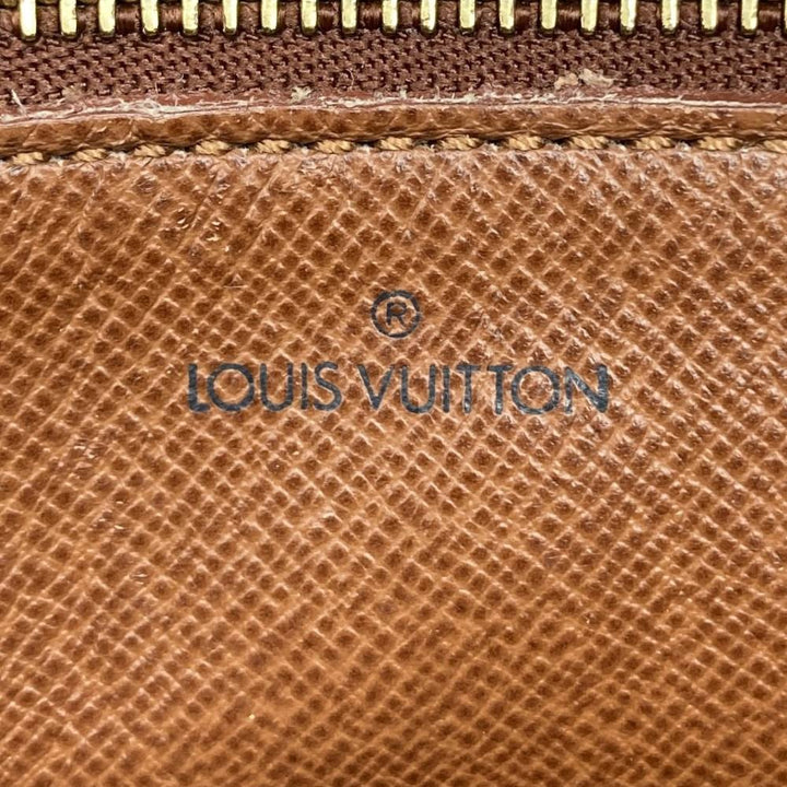 ベタ無し／LOUIS VUITTON ルイ・ヴィトン ジュヌフィーユ ショルダーバッグ 斜め掛け ブラウン モノグラムキャンバス PVC LV L/V ビトン M51227