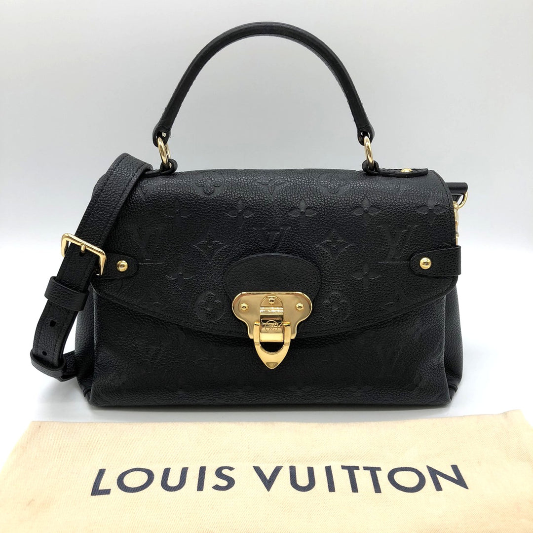 LOUIS VUITTON ルイ・ヴィトン ジョルジュBB M53941 ショルダーバッグ ハンドバッグ 2way モノグラムアンプラント ブラック