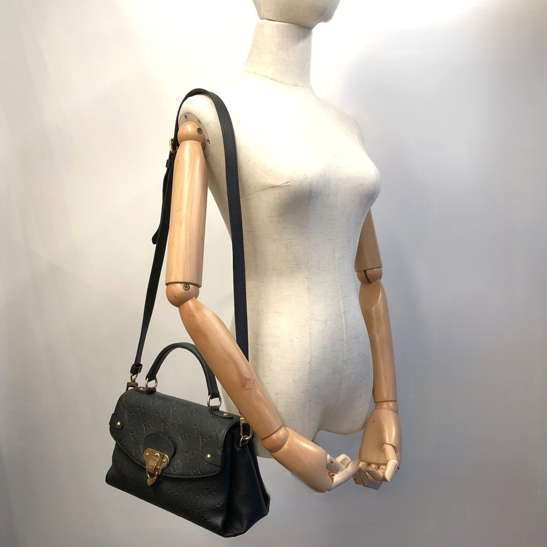 LOUIS VUITTON ルイ・ヴィトン ジョルジュBB M53941 ショルダーバッグ ハンドバッグ 2way モノグラムアンプラント ブラック