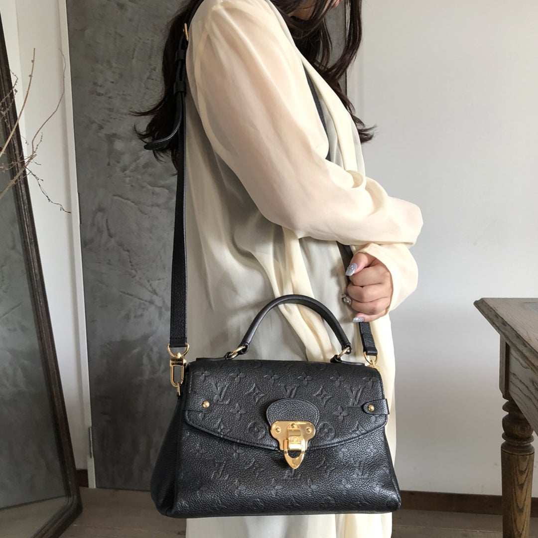 LOUIS VUITTON ルイ・ヴィトン ジョルジュBB M53941 ショルダーバッグ ハンドバッグ 2way モノグラムアンプラント ブラック