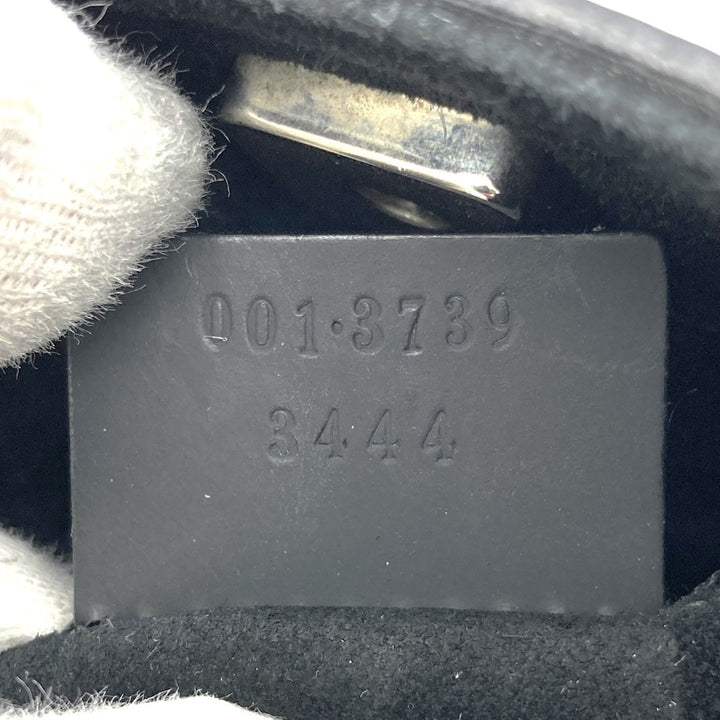 GUCCI グッチ 001 3739 ショルダーバッグ ワンショルダー レザー/バンブー ブラック/レッド 黒赤