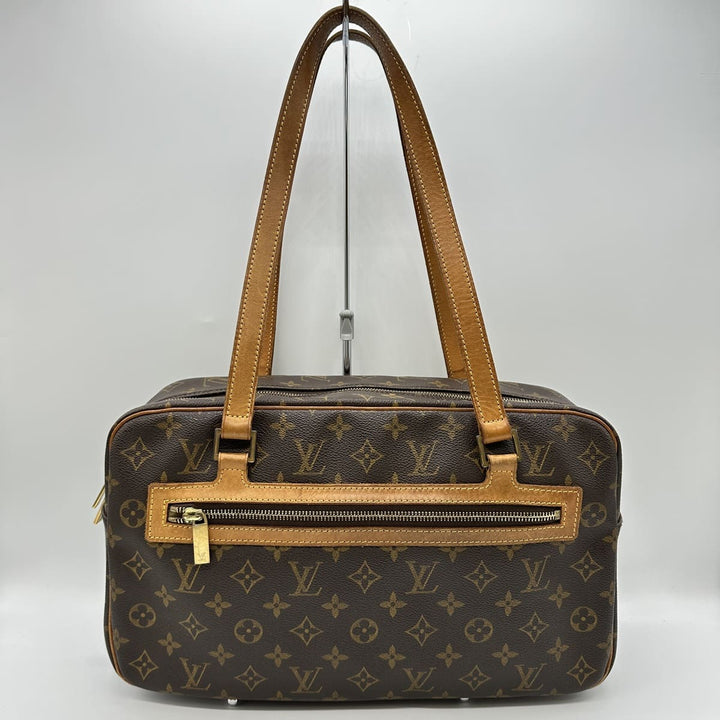 Louis Vuitton ルイ・ヴィトン M51181 シテGM トートバッグ ショルダーバッグ ブラウン モノグラム レザー ヴィンテージ