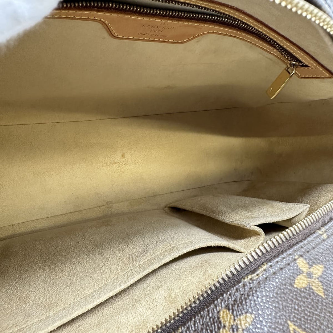 Louis Vuitton ルイ・ヴィトン M51181 シテGM トートバッグ ショルダーバッグ ブラウン モノグラム レザー ヴィンテージ