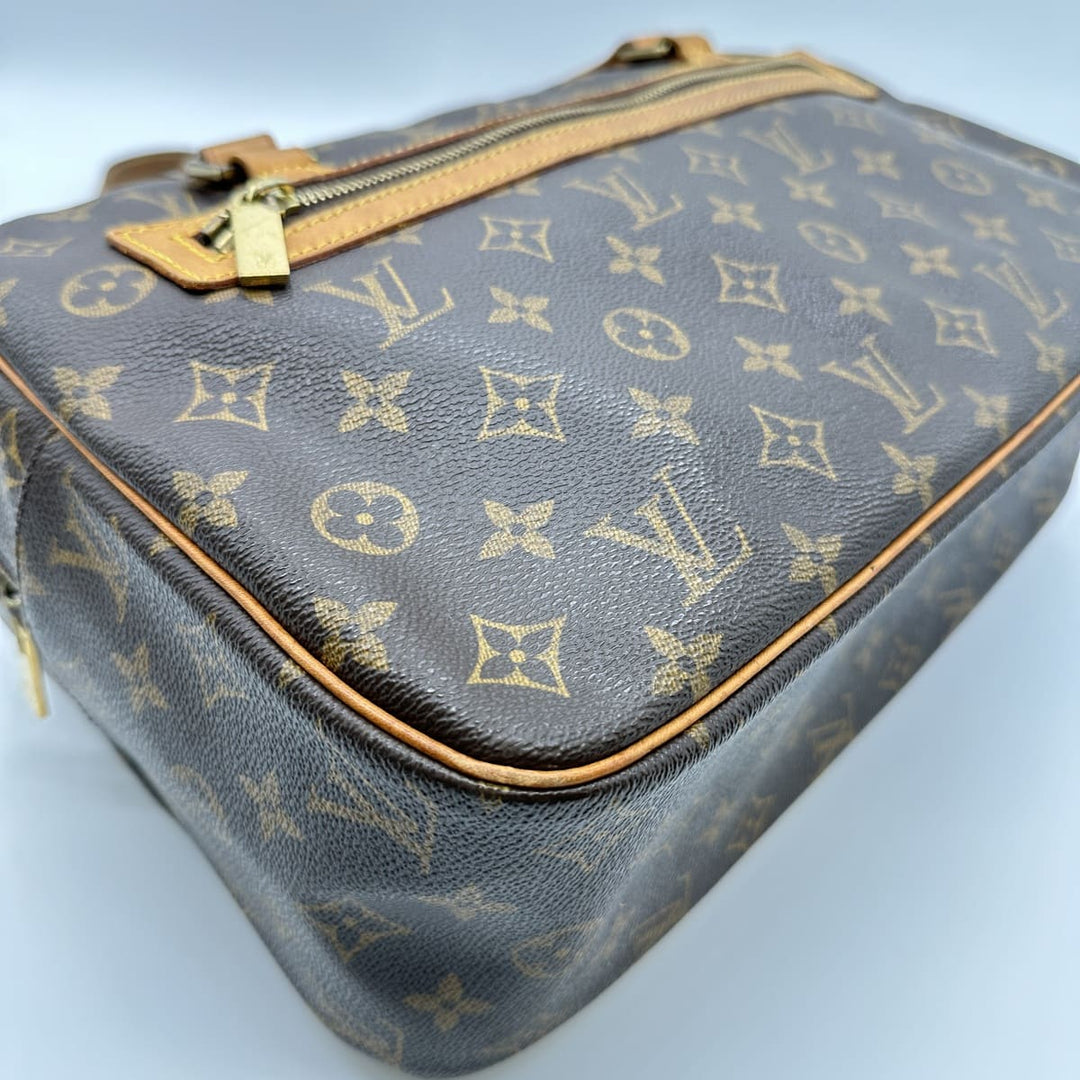 Louis Vuitton ルイ・ヴィトン M51181 シテGM トートバッグ ショルダーバッグ ブラウン モノグラム レザー ヴィンテージ